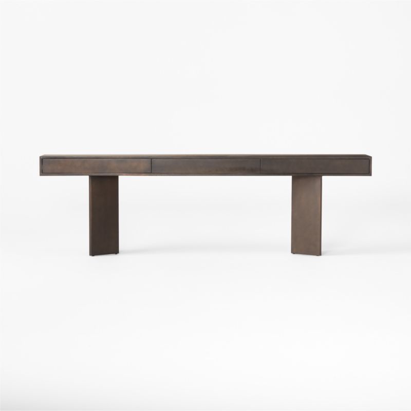 Petro Metal Clad Console Table 92'' - image 3 of 8