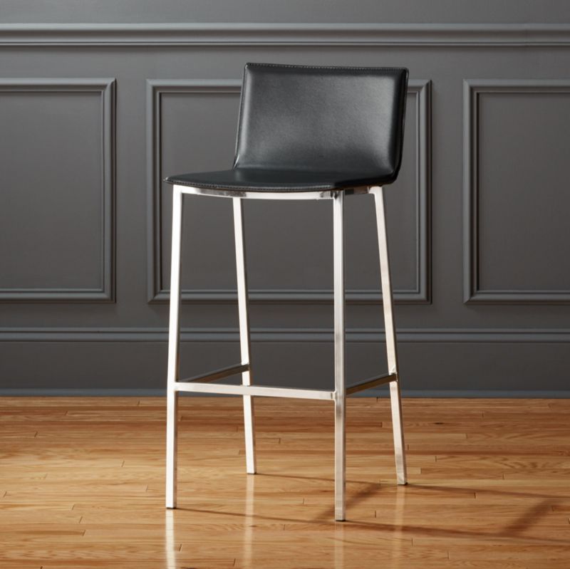 Modern Black Bar Stools Cb2 Modern Black Bar Stools