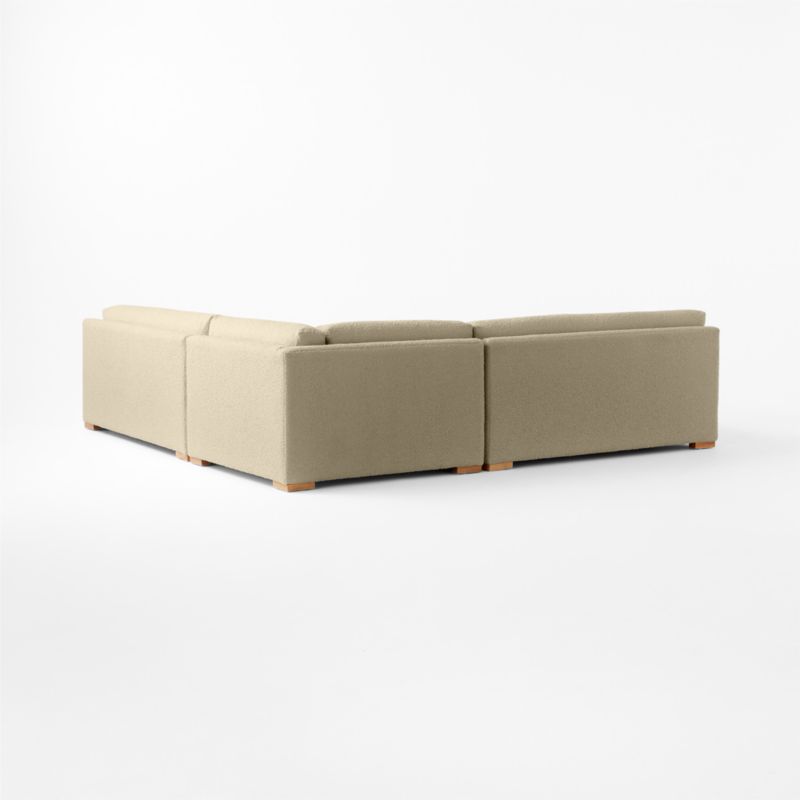 Piazza 3-Piece Modular Sectional Sofa with White Oak Legs - image 6 of 8