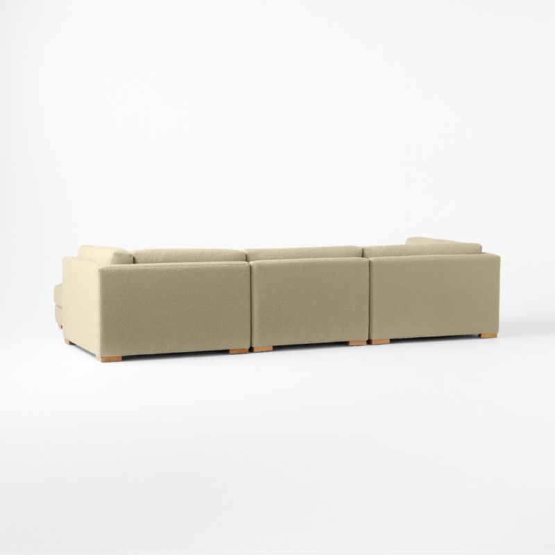 Piazza 4-Piece Modular Sectional Sofa with White Oak Legs - image 6 of 8