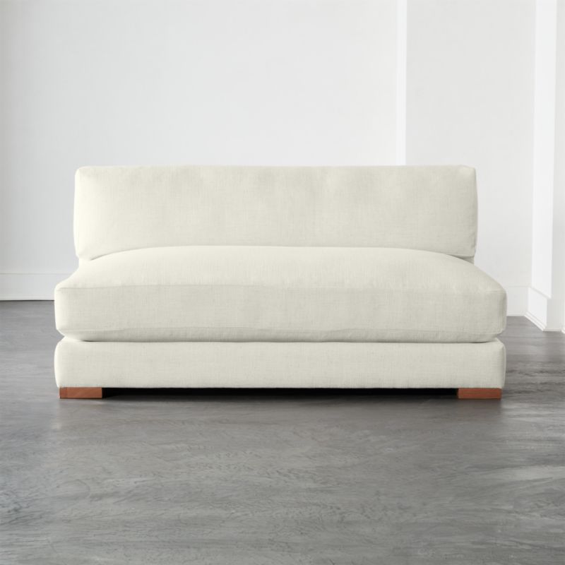 Piazza 61" Apartment Sofa with White Oak Legs - image 0 of 7