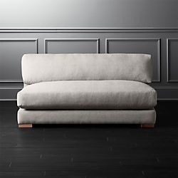 Modern Sofas Couches And Loveseats Cb2 Piazza Steel Grey Apartment Sofa