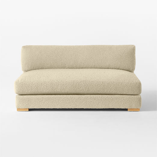 Piazza Apartment Sofa with White Oak Legs