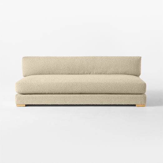 Piazza Sofa with White Oak Legs