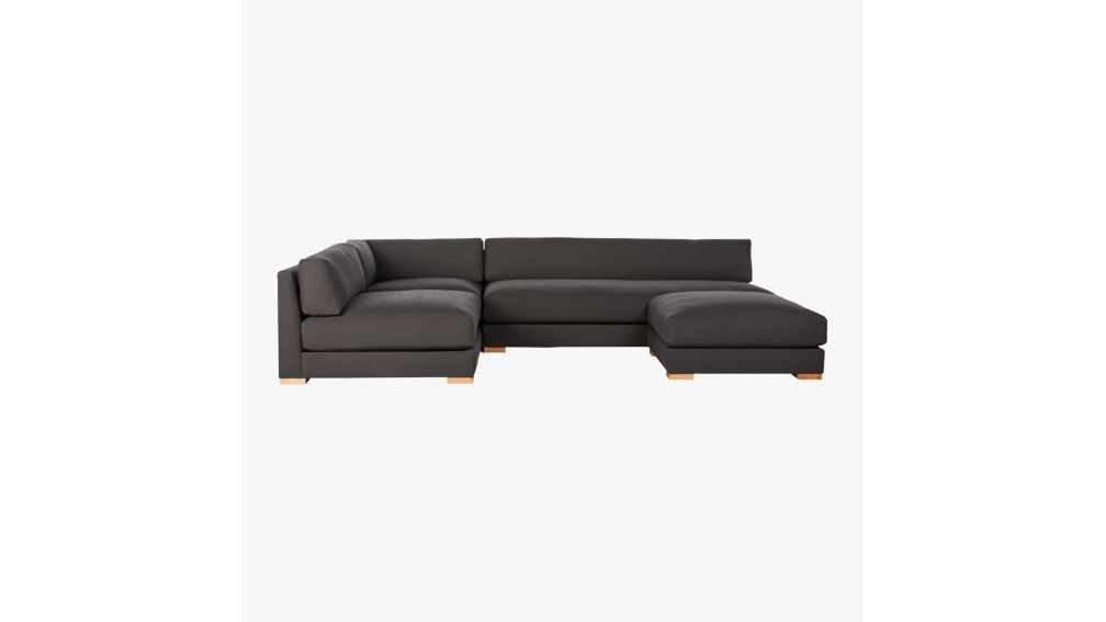 Piazza 4-Piece Modular Full Sofa Sectional | CB2