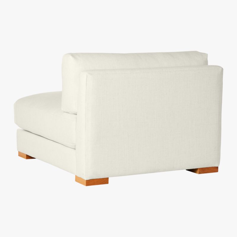 Piazza Armless Chair with White Oak Legs - image 6 of 8