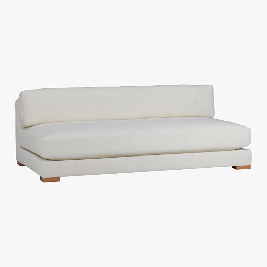 Piazza 82" Sofa with White Oak Legs