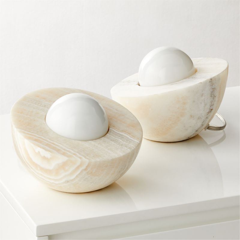 Piccola White Onyx Table Lamp - image 4 of 6