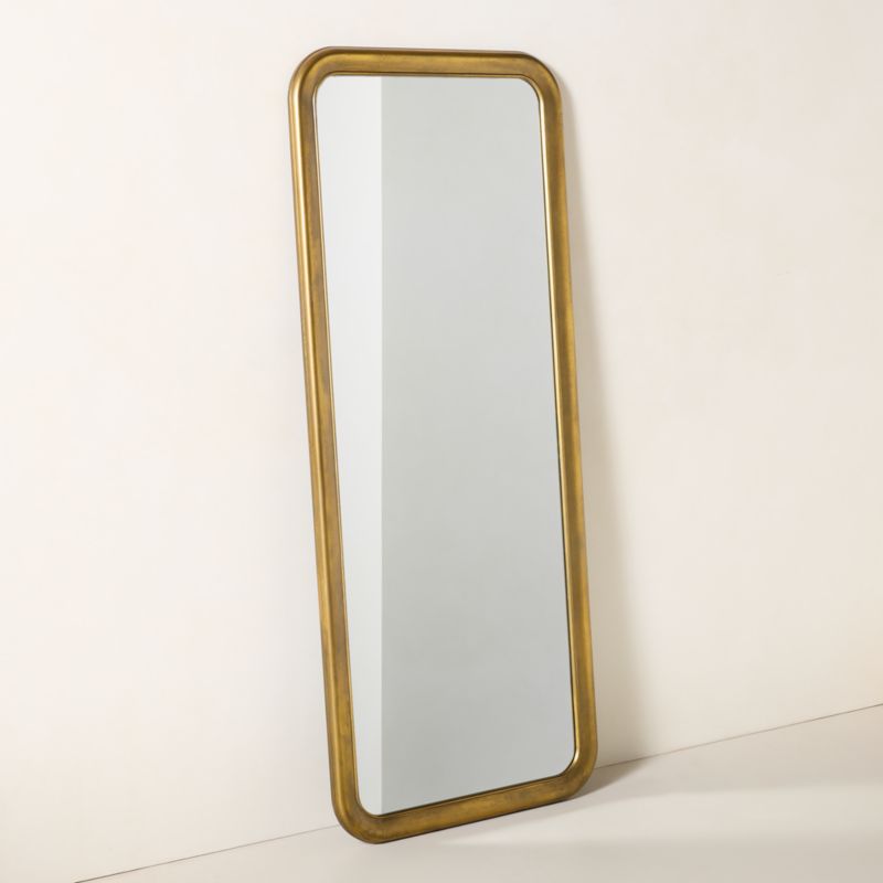 Pied-a-terre Gold Full-Length Floor Mirror 32"x76" by Todd Snyder - image 2 of 5