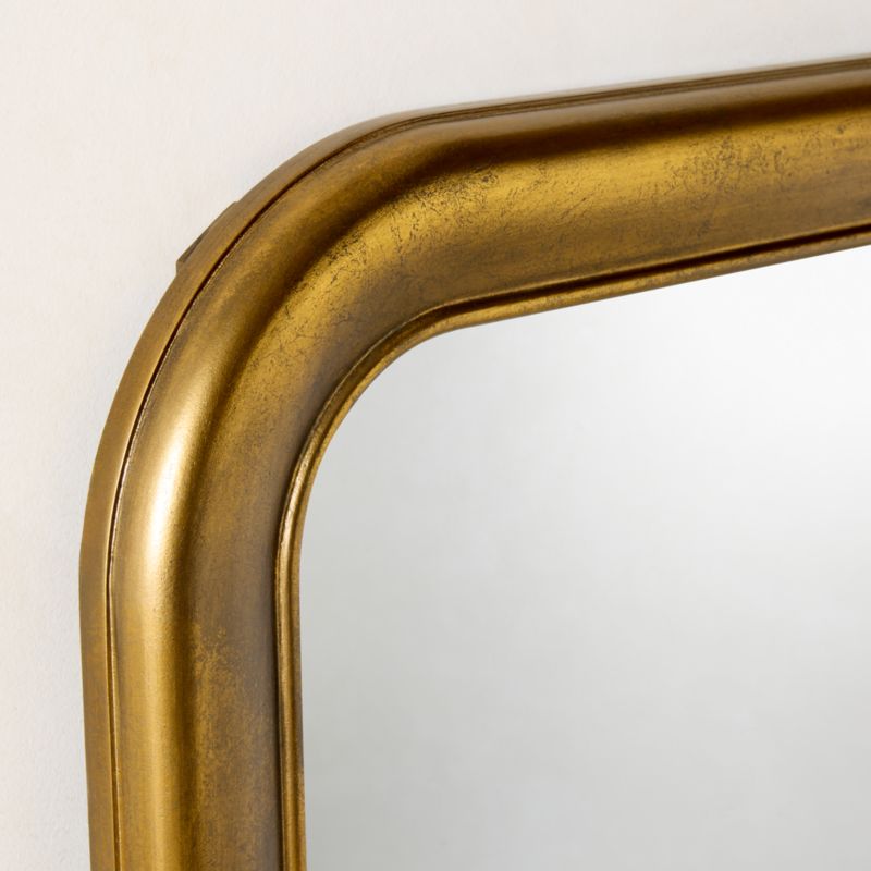 Pied-a-terre Gold Full-Length Floor Mirror 32"x76" by Todd Snyder - image 1 of 5