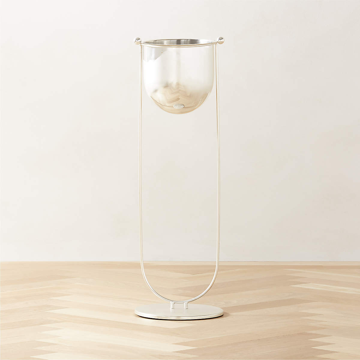 Pierce Modern Champagne Bucket Stand | CB2
