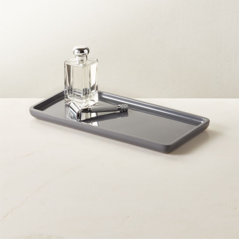 Pierce Charcoal Grey Vanity Tray - image 2 of 4