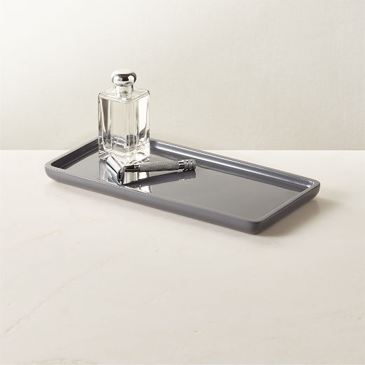 Pierce Charcoal Grey Vanity Tray