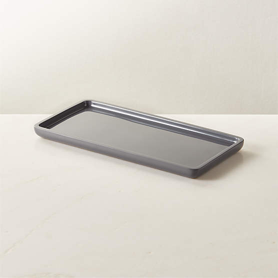 Pierce Charcoal Grey Vanity Tray