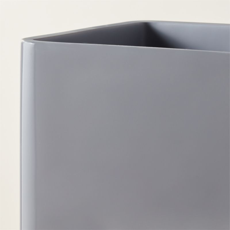 Pierce Charcoal Grey Wastebasket - image 2 of 3