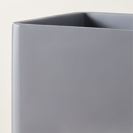 Pierce Charcoal Grey Wastebasket