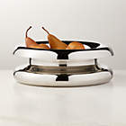 Zetes Tan and Red Marble Salt Cellars, Set of 3