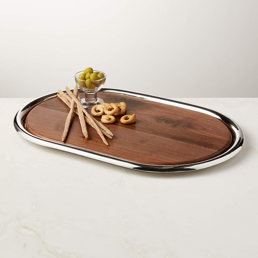 Oval Wooden Tray