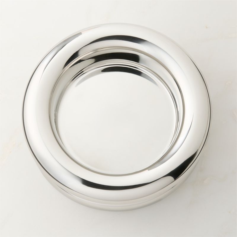 Piero Polished Stainless Steel Serving Bowl Large by Gianfranco Frattini - image 5 of 11