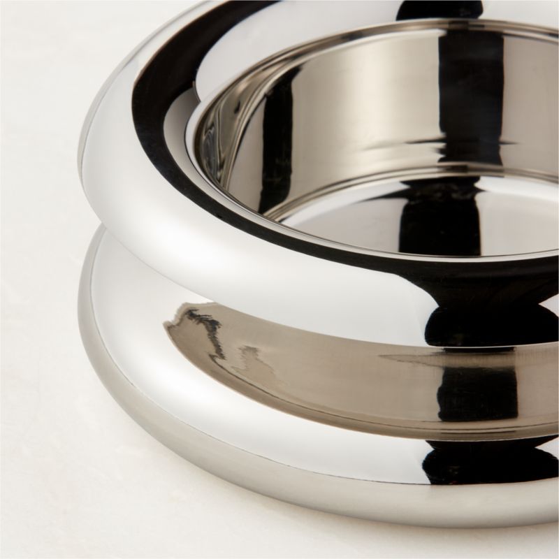 Piero Polished Stainless Steel Serving Bowl Small by Gianfranco Frattini - image 5 of 17