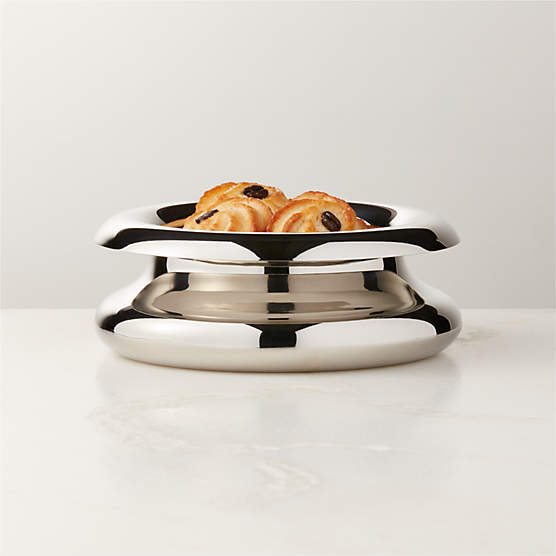 Piero Polished Stainless Steel Serving Bowl Small by Gianfranco Frattini