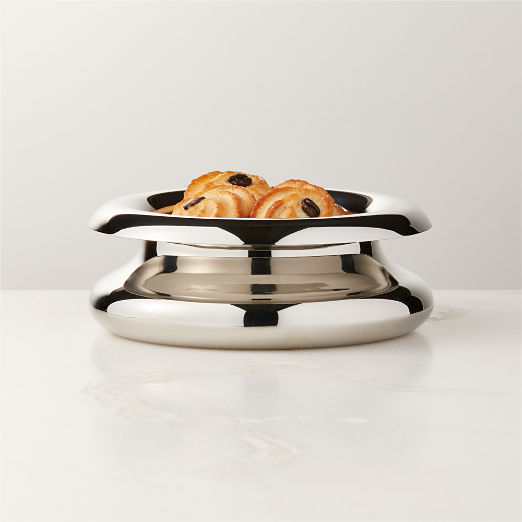 Piero Polished Stainless Steel Serving Bowl Small by Gianfranco Frattini