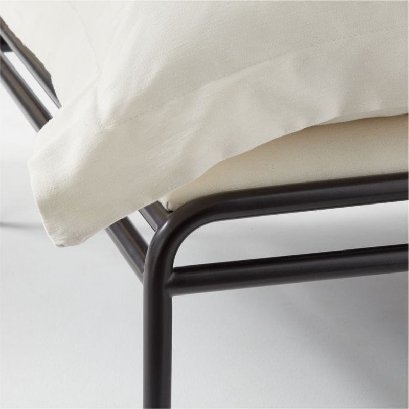 Pillow Lounge Chair Taylor Felt Grey by Kara Mann - image 6 of 7