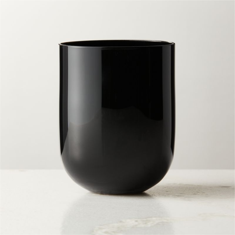 Pina Black Double Old-Fashioned Glass by Gianfranco Frattini - image 1 of 5