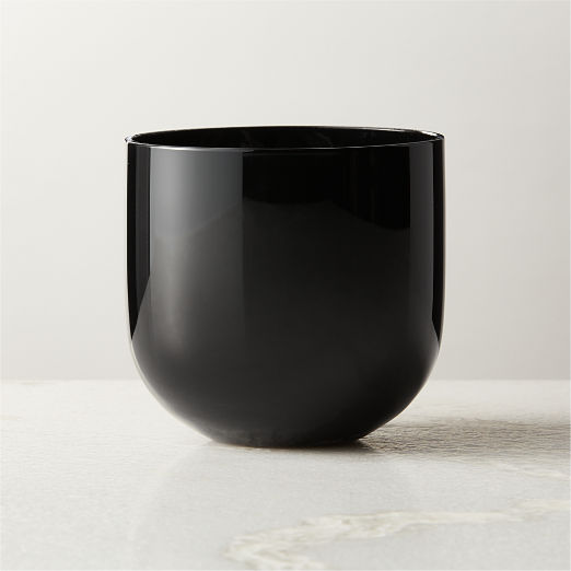 Pina Black Old-Fashioned Glass by Gianfranco Frattini