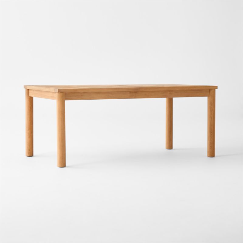 Pinet 72" Teak Outdoor Dining Table - image 2 of 8