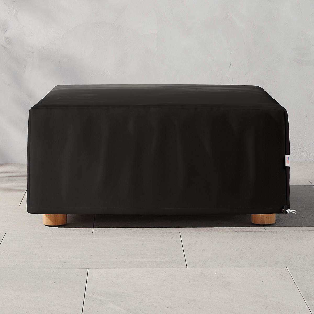 Outdoor Ottoman Cover CB2