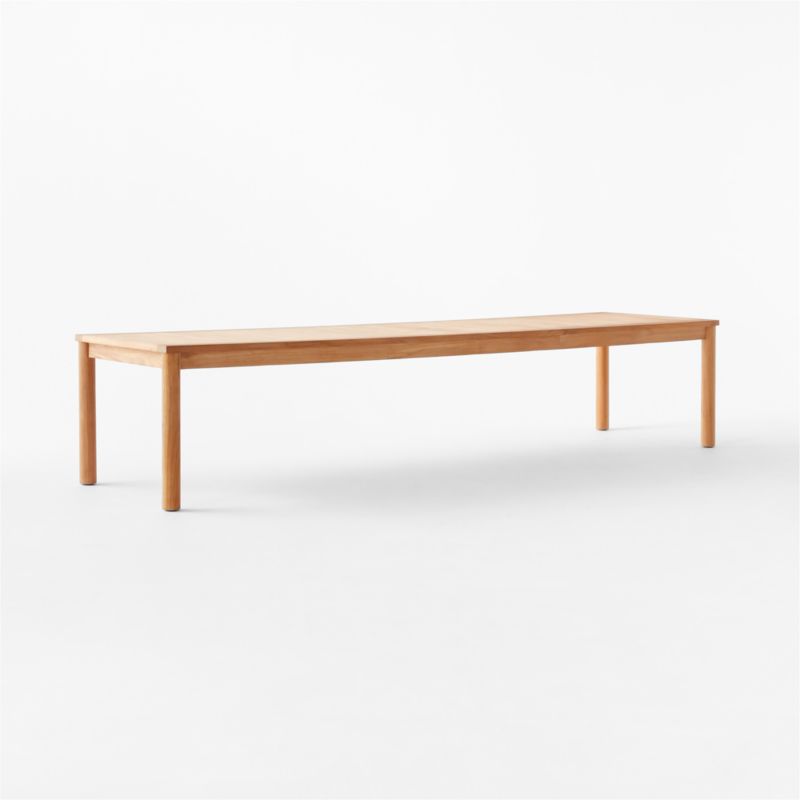 Pinet 144" Teak Outdoor Dining Table - image 5 of 11