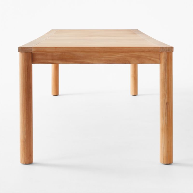 Pinet 144" Teak Outdoor Dining Table - image 6 of 11