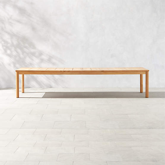 Pinet 144" Teak Outdoor Dining Table by Ross Cassidy