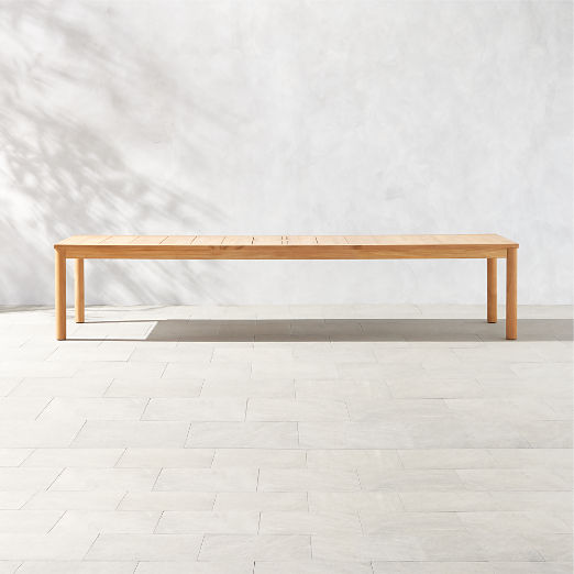 Pinet Teak Outdoor Dining Table 144" by Ross Cassidy