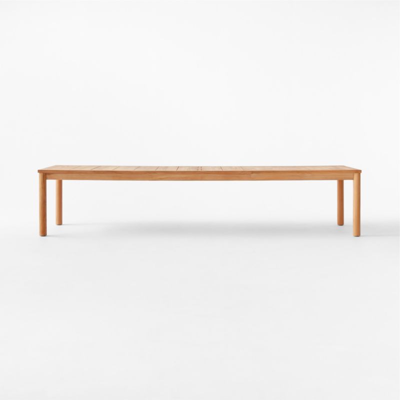 Pinet 144" Teak Outdoor Dining Table - image 4 of 11