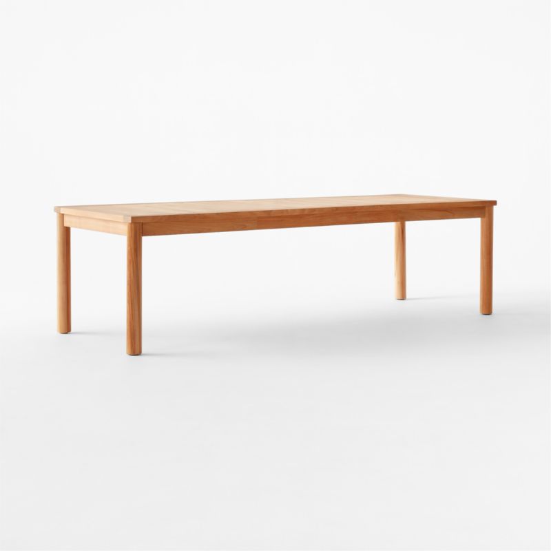 Pinet 108" Teak Outdoor Dining Table - image 3 of 10