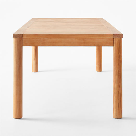 Pinet 108" Teak Outdoor Dining Table