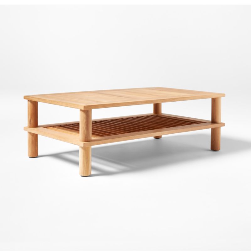 Pinet Teak Outdoor Coffee Table by Ross Cassidy - image 4 of 8