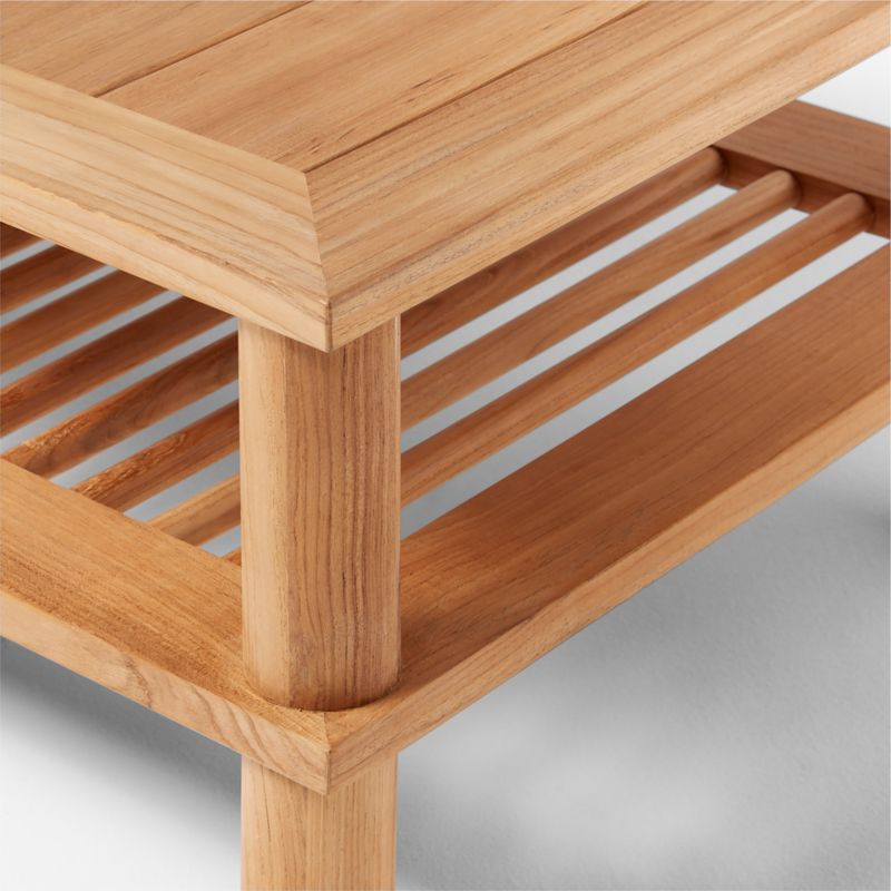 Pinet Teak Outdoor Coffee Table by Ross Cassidy - image 7 of 8