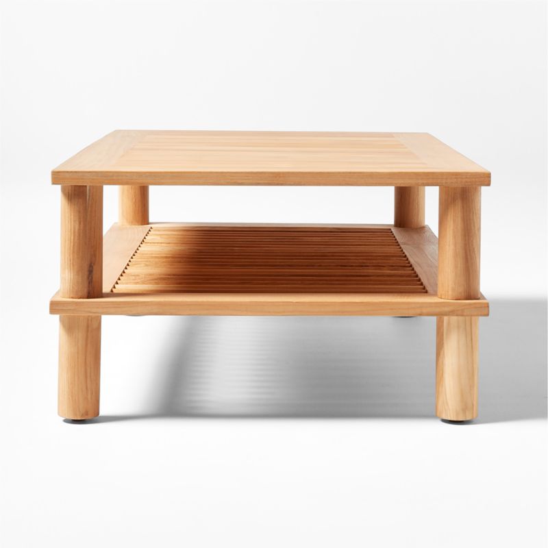 Pinet Teak Outdoor Coffee Table by Ross Cassidy - image 5 of 8