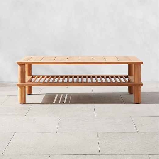 Pinet Teak Outdoor Coffee Table by Ross Cassidy