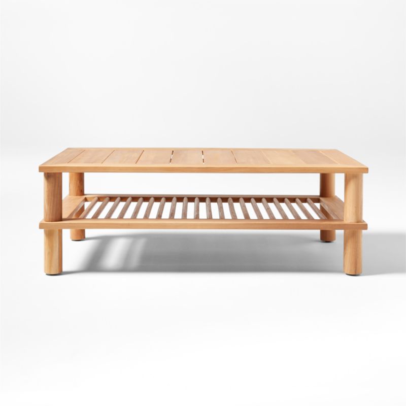 Pinet Teak Outdoor Coffee Table by Ross Cassidy - image 3 of 8