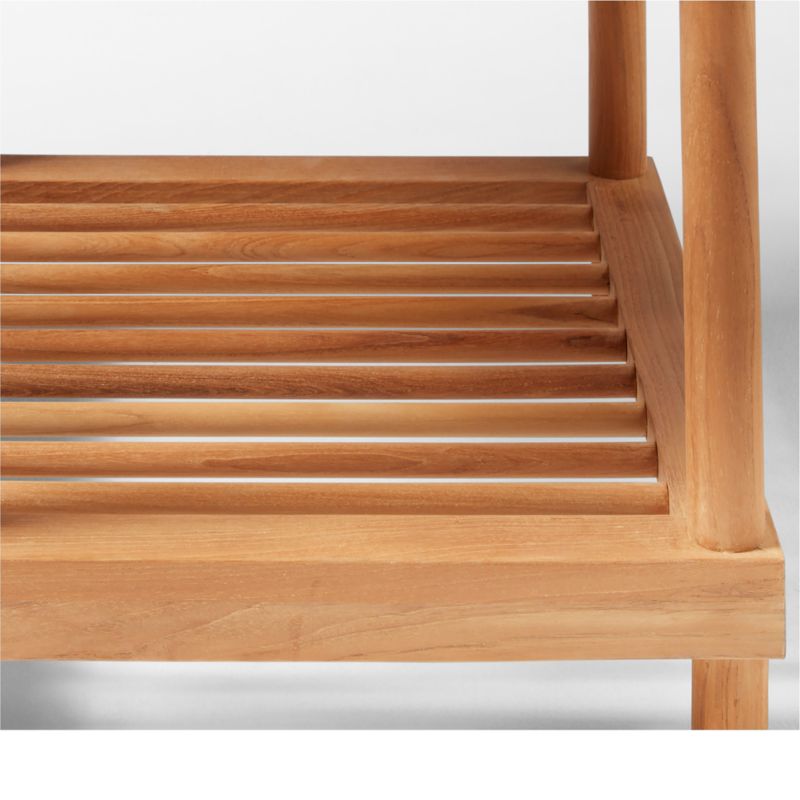 Pinet Teak Outdoor Side Table by Ross Cassidy - image 6 of 9