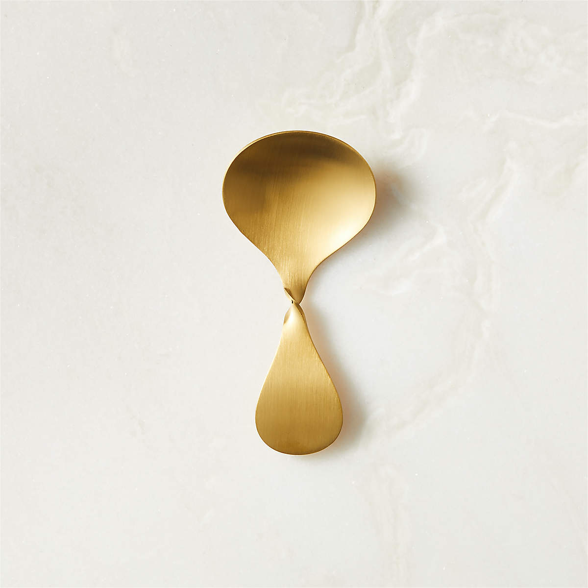 Pirouette Gold Mini Spoon + Reviews | CB2