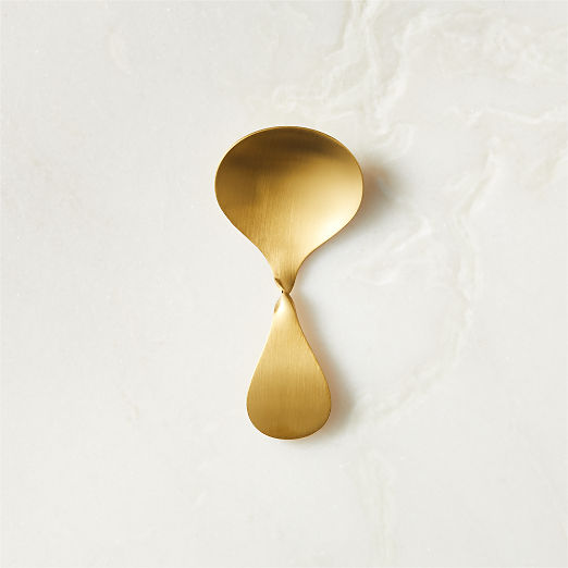 Pirouette Gold Mini Spoon