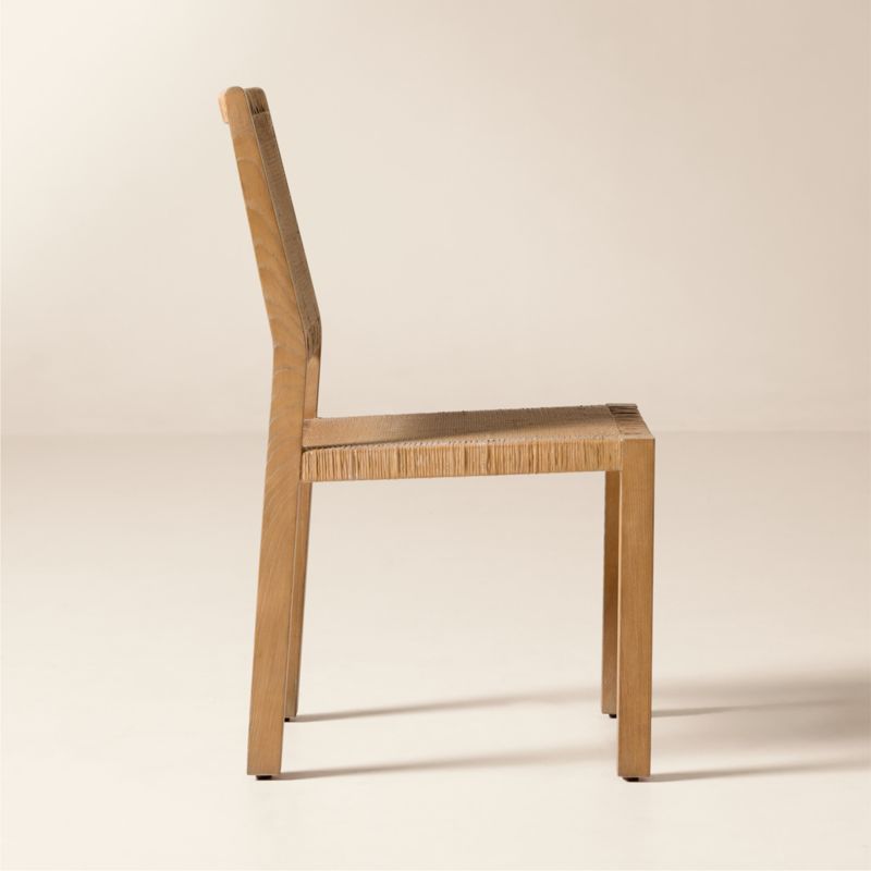 Plait Ash Wood and Woven Rattan Dining Chair - image 3 of 6