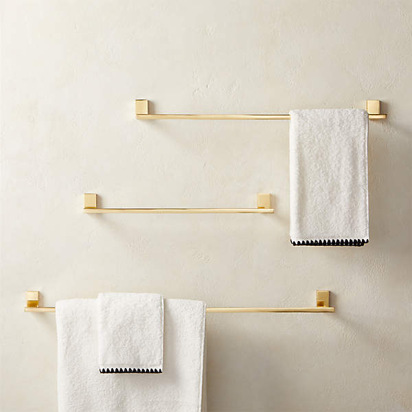 cb2 towel bar