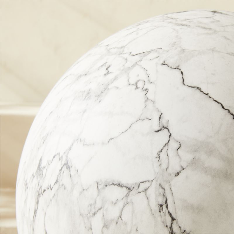 Playa White Faux Marble Indoor/Outdoor Ball Extra Large - image 2 of 9