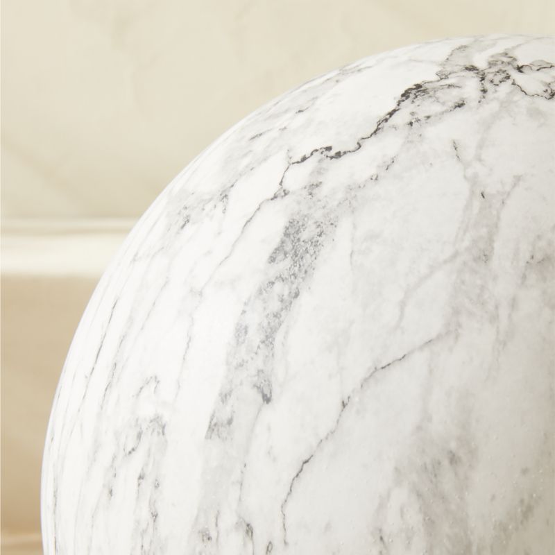 Playa White Faux Marble Indoor/Outdoor Ball Small - image 2 of 9